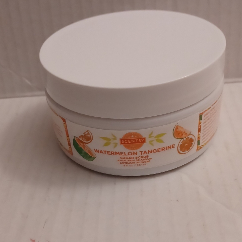4/$40 New Scentsy "Watermelon Tangerine" Sugar Scrub (Sealed)